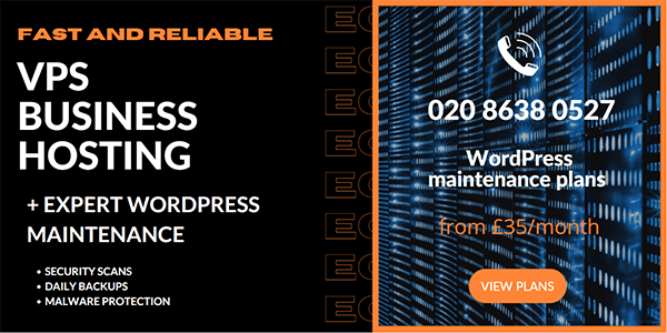 WordPress hosting and maintenance